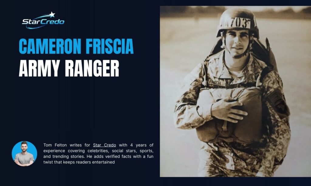 Cameron Friscia Army Ranger