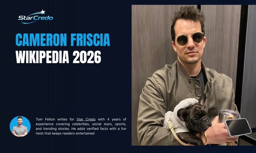 Is Cameron Friscia On Wikipedia?